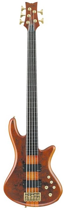 Stiletto Studio 5 Fretless by Schecter