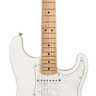 Maple fretboard, Blizzard Pearl