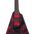 Schecter V-1 FR Blood Splatter