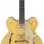 Gretsch Guitars G6122TFM Player`s Edition Country Gentleman® with String-Thru Bigsby®, Filter`Tron™ Pickups, Flame Maple, Amber Stain