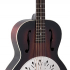 Recording King RR-41-VS Recording King Rattlesnake Wood Body Resonator Guitar