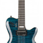 Godin LGX-SA Trans Blue Flame AAA