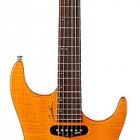 Amber Flame High Gloss Rosewood Fretboard