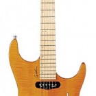 Amber Flame High Gloss, Maple Fretboard