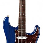 Sapphire Blue Transparent Rosewood Fretboard